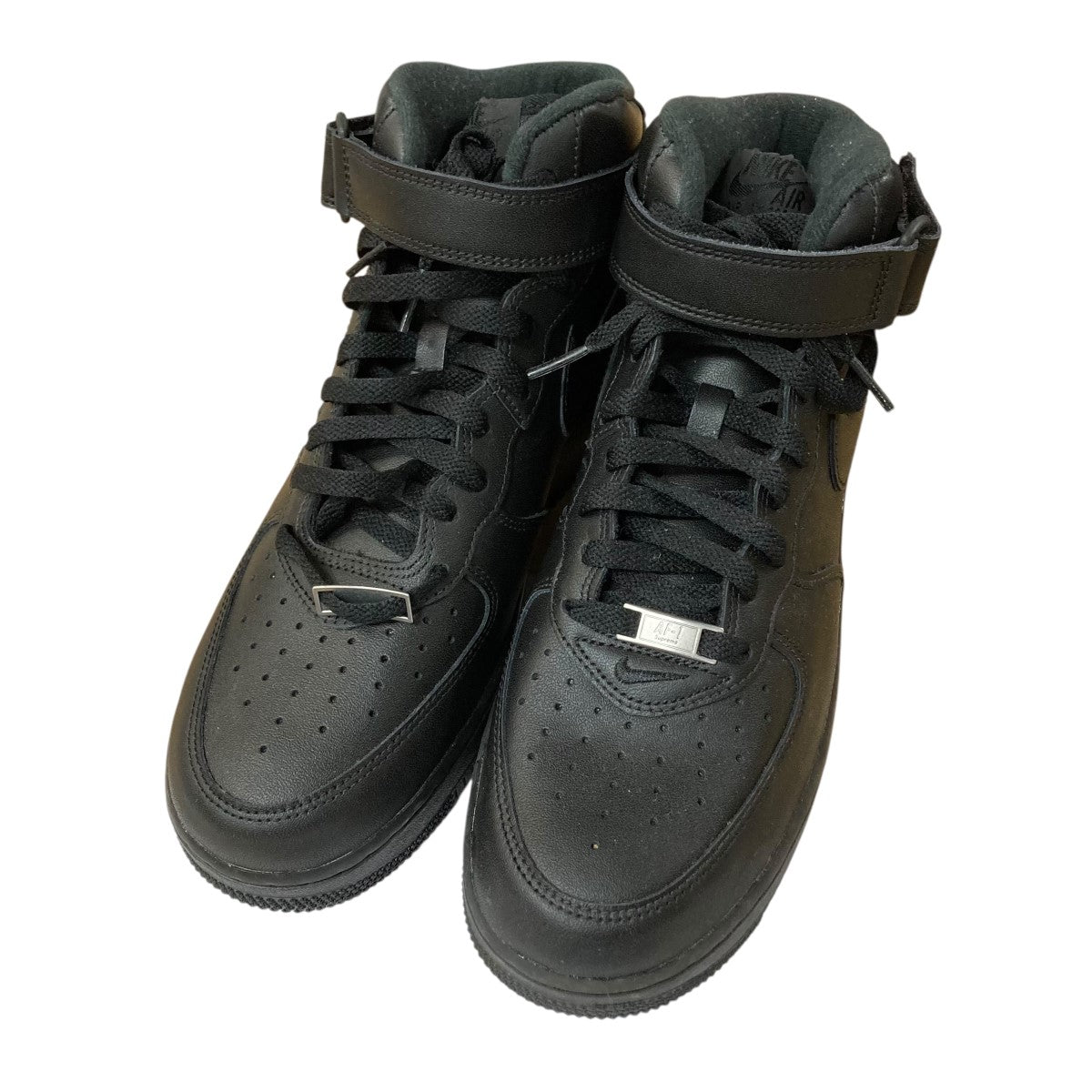 【新品未開封】ジュブナイル NIKE×Supreme ミドルカットスニーカー FZ8784-001 ブラック