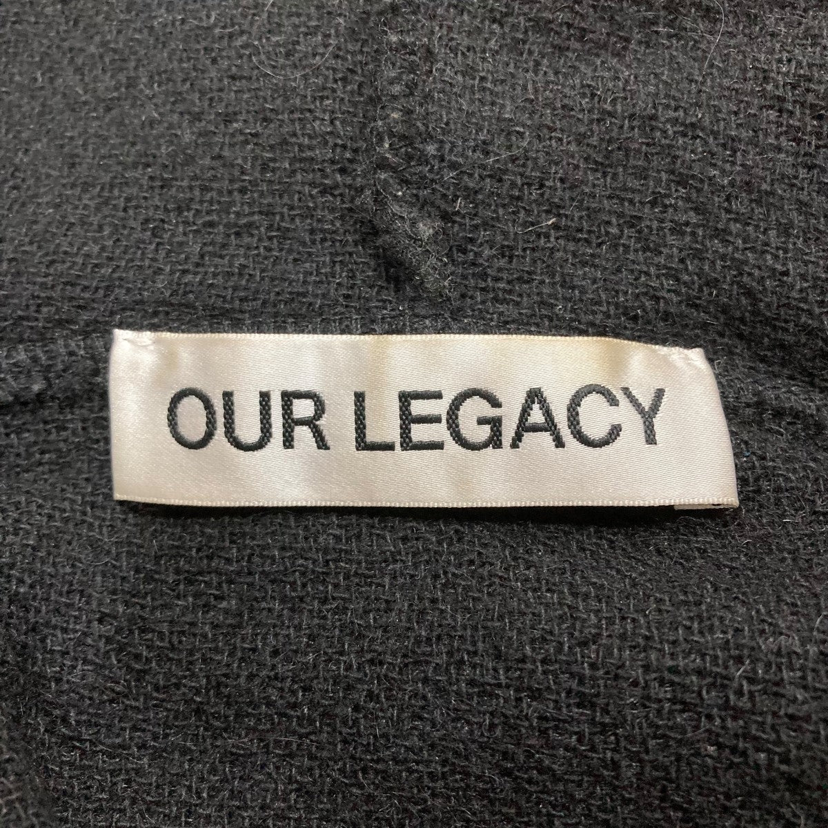 OUR LEGACY(アワーレガシー) フルジップフーディ M4243 ブラック