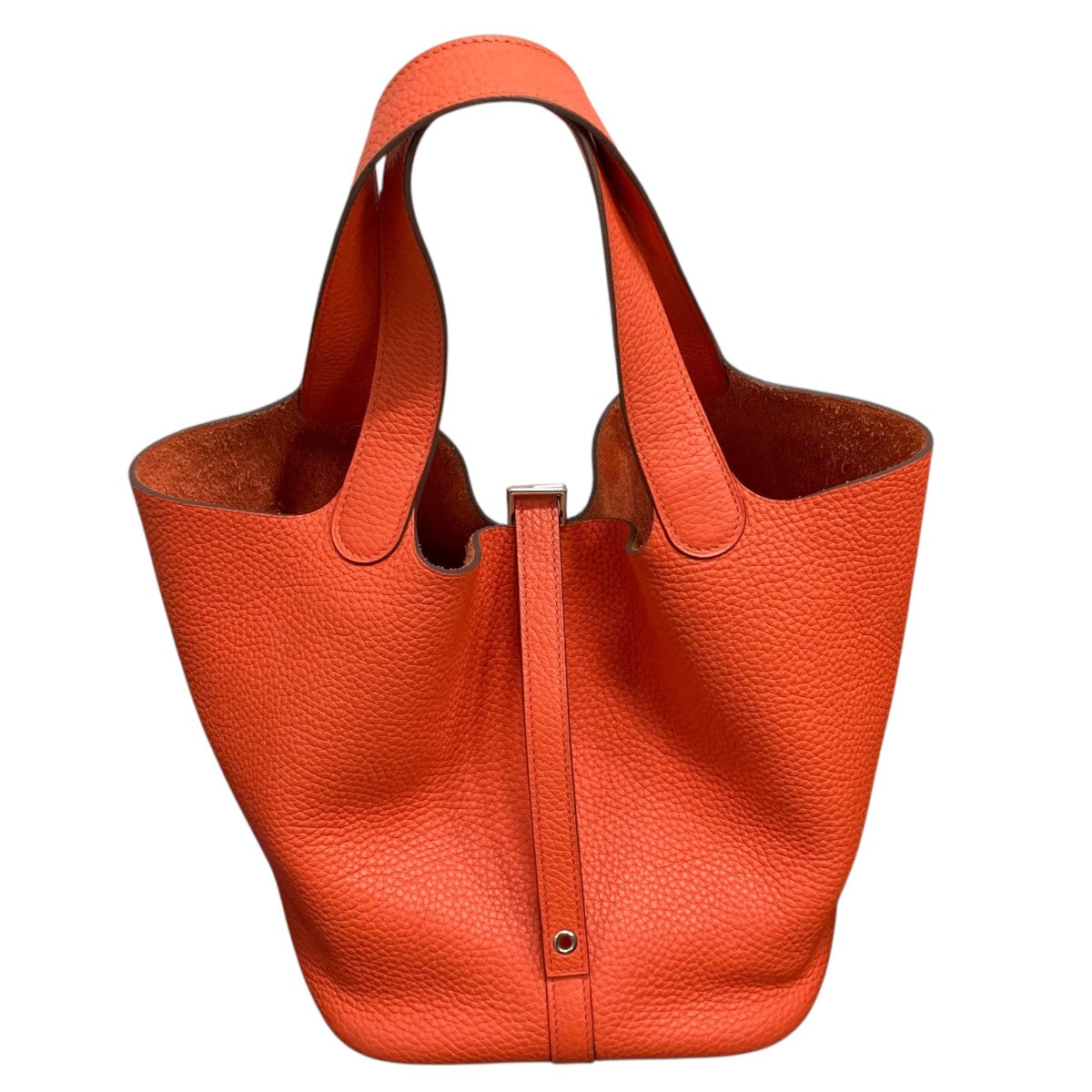 【美品】HERMES エルメス カンヌ PM ハンドバッグ オレンジ HERMES(エルメス) カンヌPMトートバッグ オレンジ｜【公式