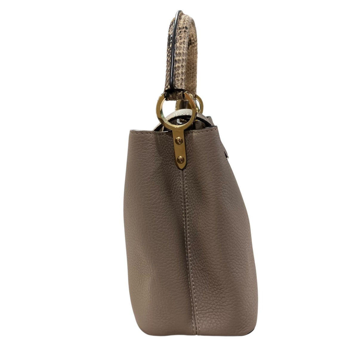 LOUIS VUITTON(ルイヴィトン) カプシーヌ MMパイソン ハンドバッグ