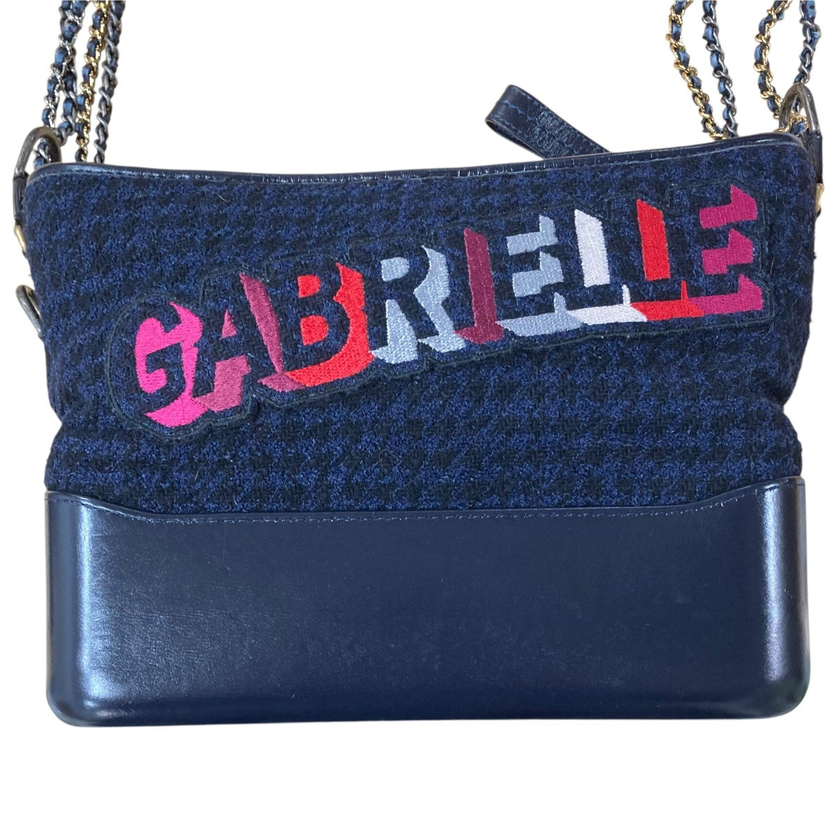 CHANEL エンブロイダリーウール ガブリエル チェーンショルダーバッグ 古着・中古-2枚目のアイテム画像