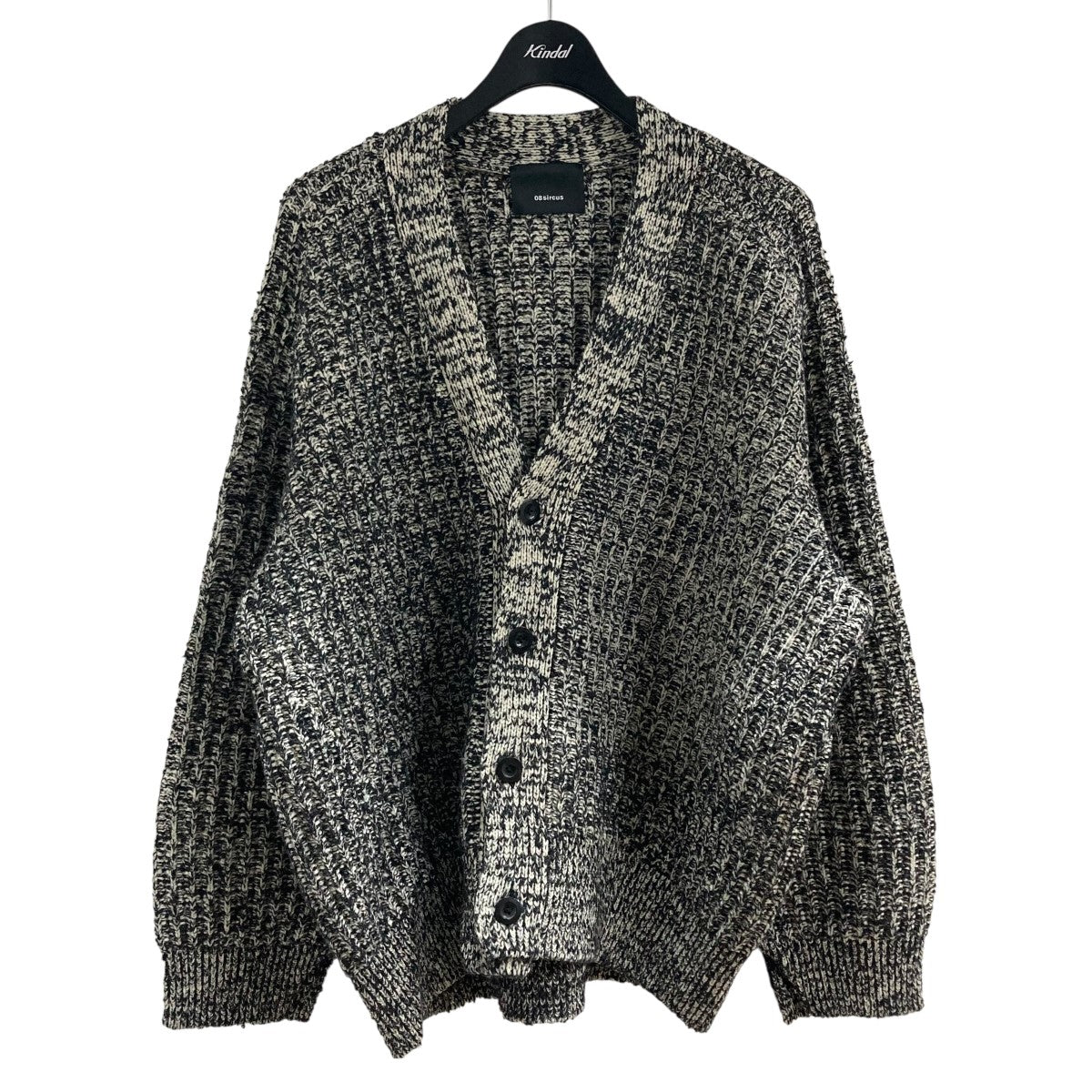 08sircus(ゼロエイトサーカス) メランジニットカーディガン S23AW-KN01