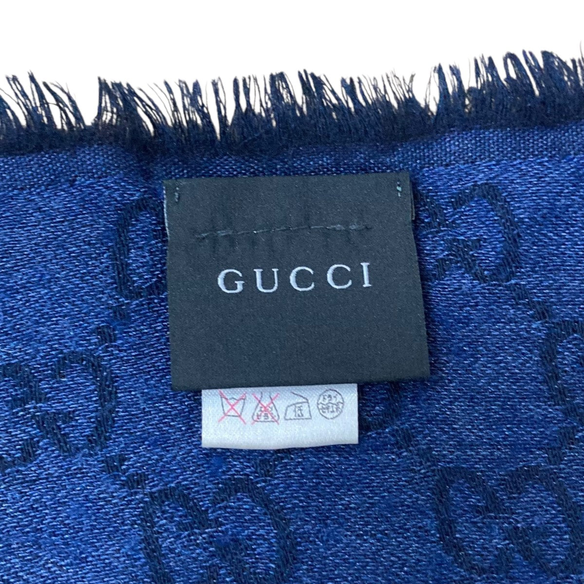 【未使用品】GUCCI クレスト柄ストール 31765362_2.jpg