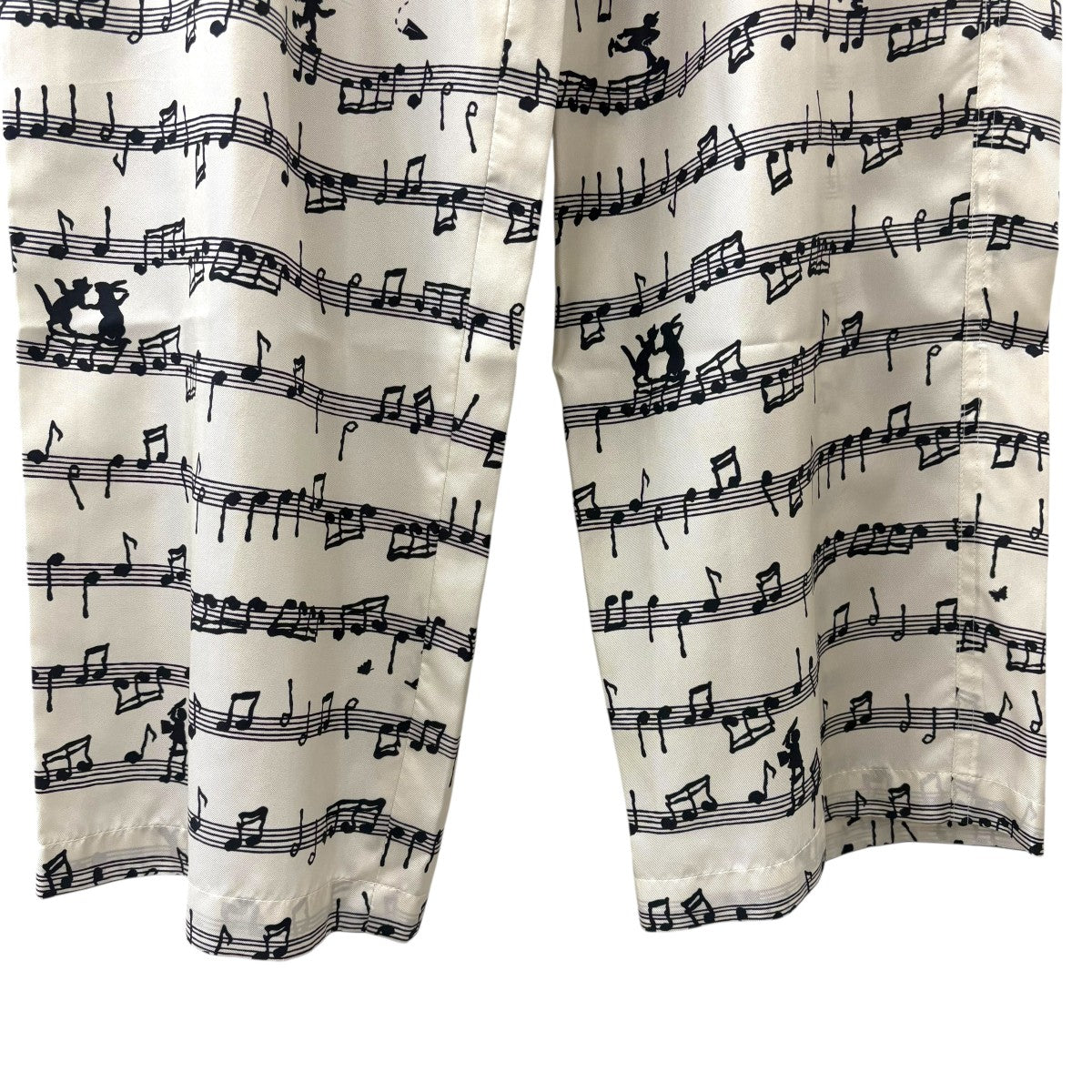 23SS楽譜デザインパンツRM231M SV8 HOP09W