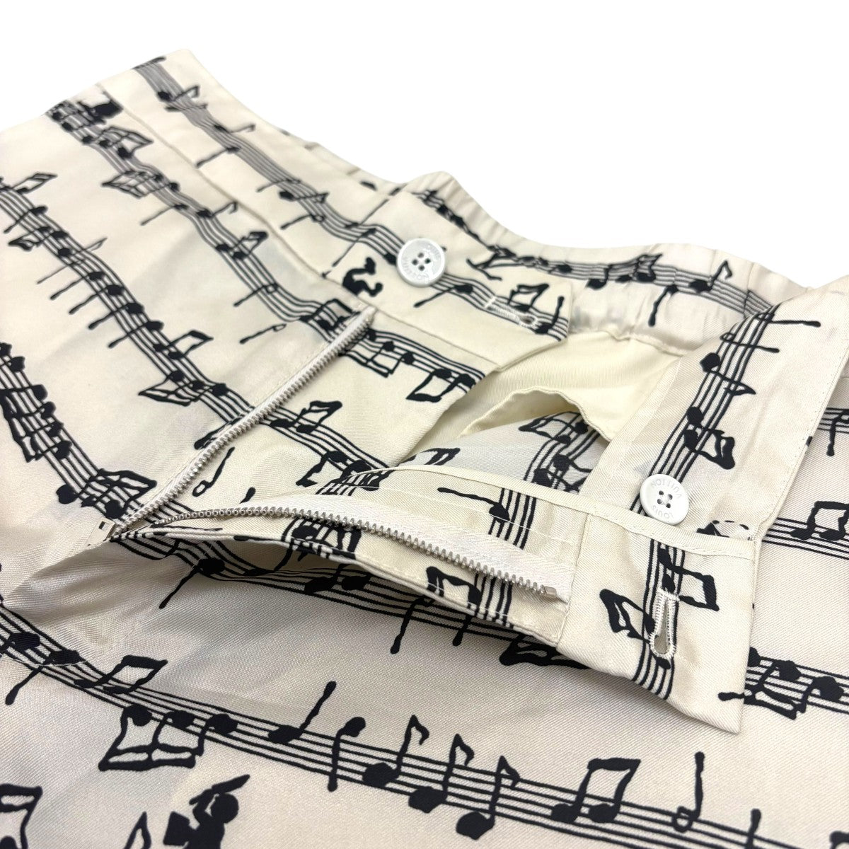 23SS楽譜デザインパンツRM231M SV8 HOP09W