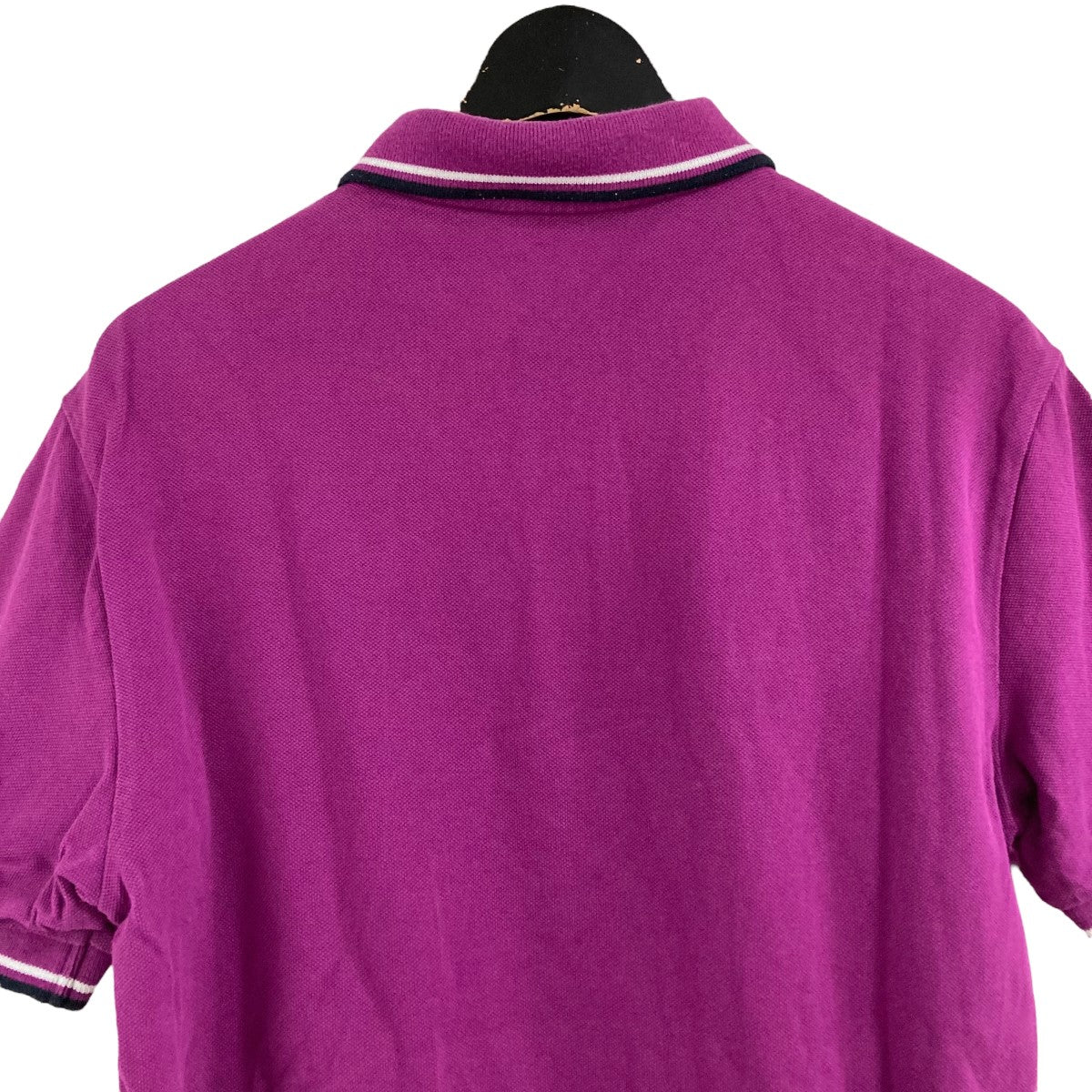 PRADAスポーツ ロングポロシャツ 襟紫 PRADA SPORTS(プラダスポーツ) ポロシャツ SJJ887 パープル