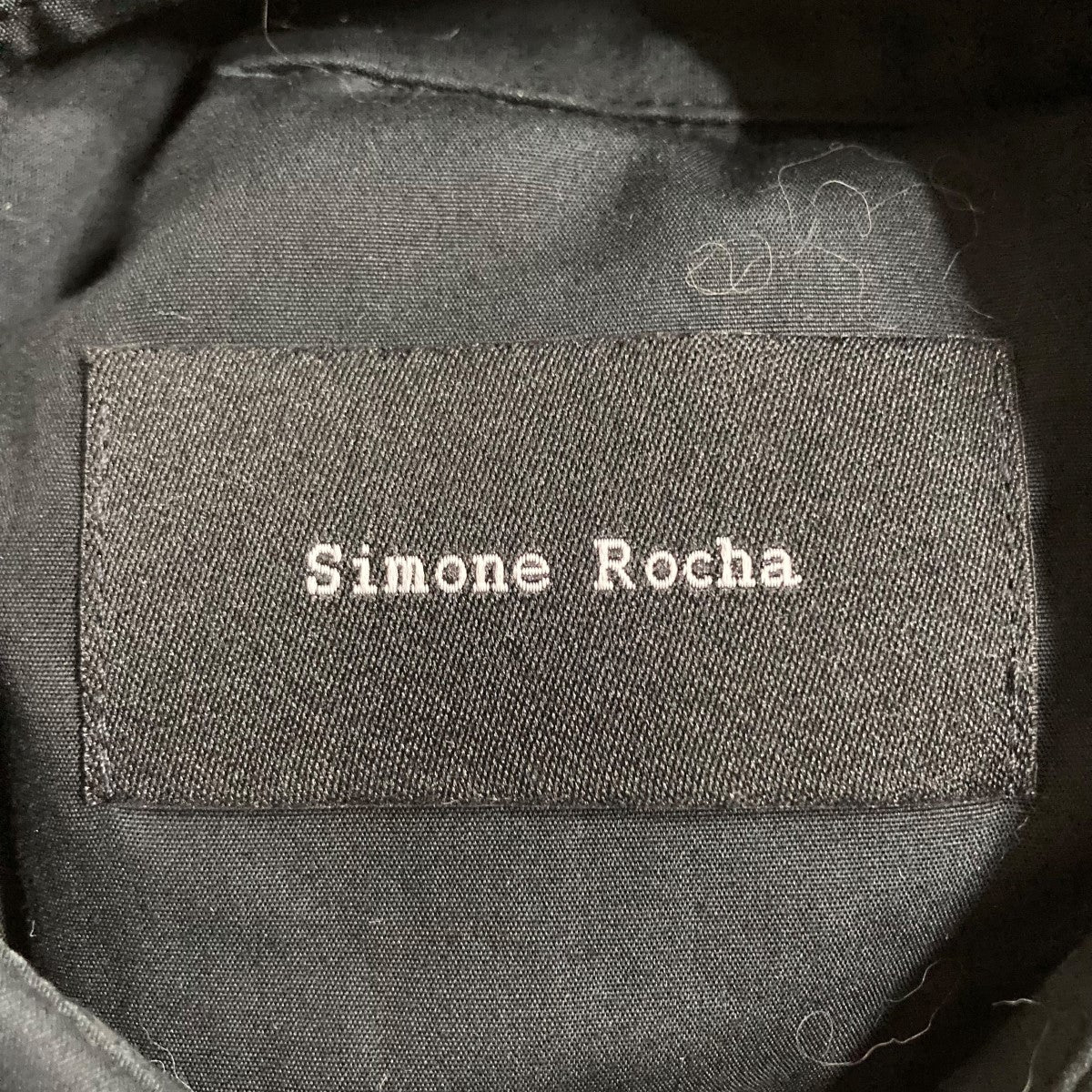 Simone Rocha(シモーネ ロシャ) パール装飾ブラウス ブラック