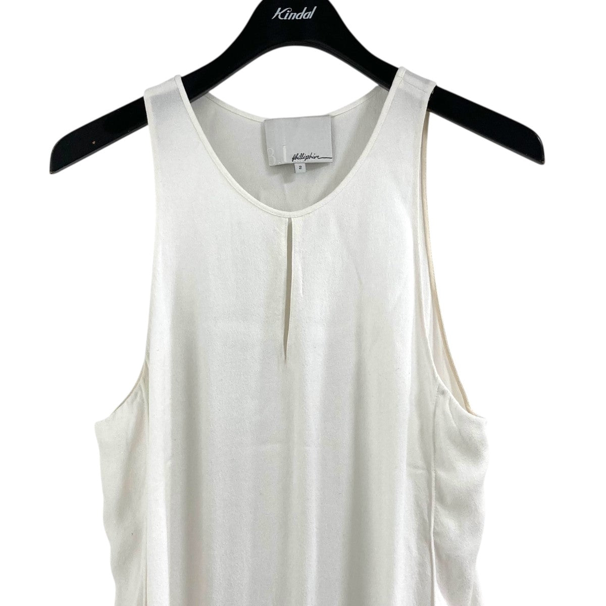 スリーワンフィリップリム 3．1 phillip lim ノースリーブカットソー S112-2710DVC ホワイト サイズ：2 3．1 phillip lim(スリーワンフィリップリム) ノースリーブ