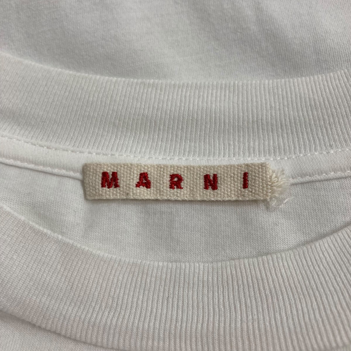 MARNI(マルニ) ロゴ半袖Tシャツ THJET49EPC ホワイト サイズ 42
