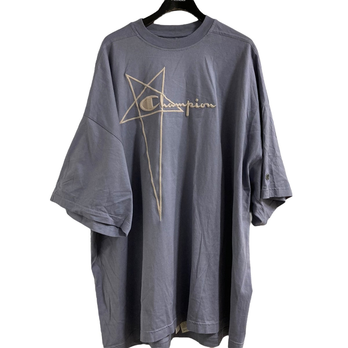 RICK OWENS×Champion Tシャツ CW01B5375 ラベンダー サイズ M