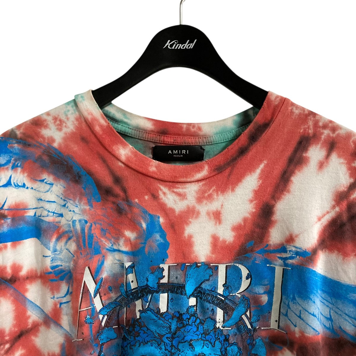 AMIRI(アミリ) タイダイプリントTシャツ レッド×ブルー サイズ M 