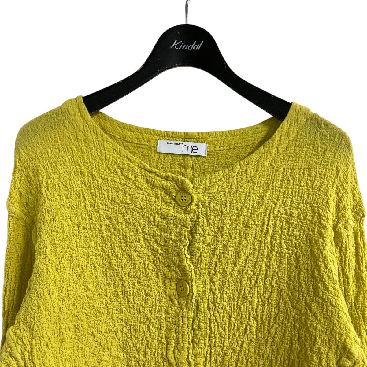 イッセイミヤケ me ブラウス シャツ【フリーサイズ】【シワ加工】 me ISSEY MIYAKE(ミーイッセイミヤケ) Wrinkled long sleeve