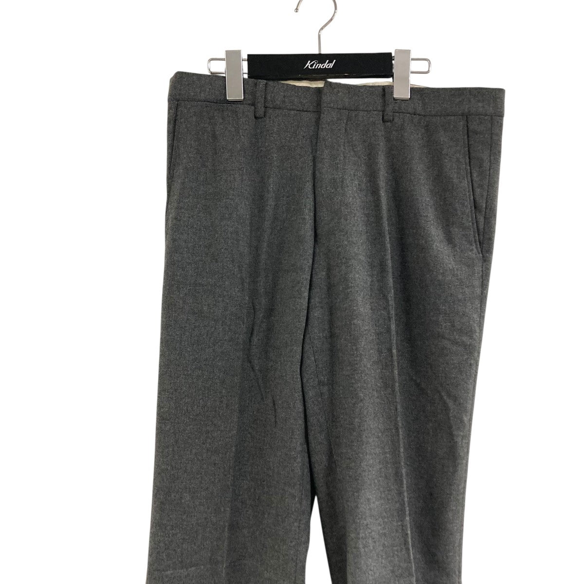 DRIES VAN NOTEN スラックス サイズ46 グレー DRIES VAN NOTEN(ドリスヴァンノッテン) ウールスラックスパンツ