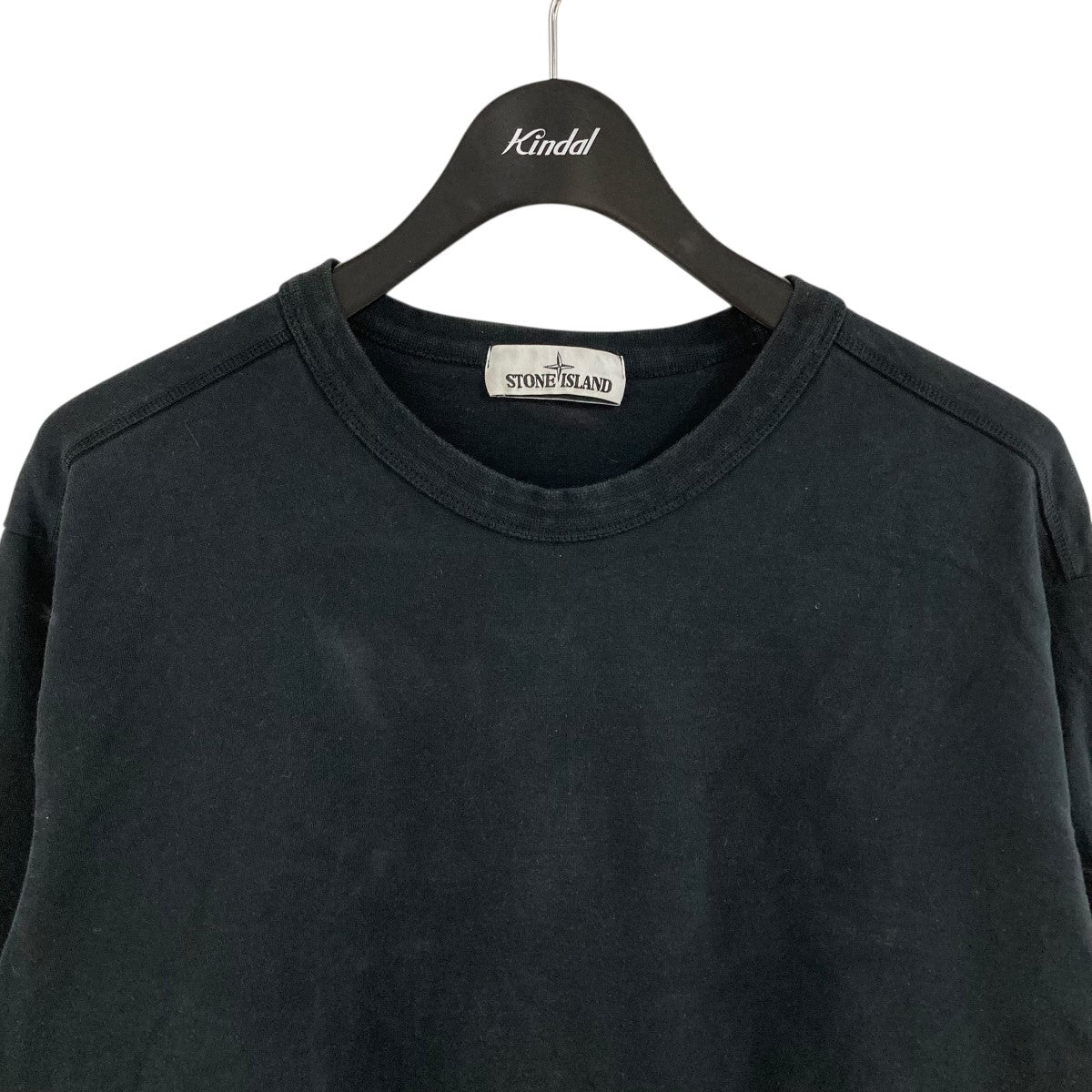 STONE ISLAND ヘビーウェイト　ロングスリーブ　Tシャツ　Sサイズ Stone Island 長袖Tシャツ ロングスリーブTシャツ Black L