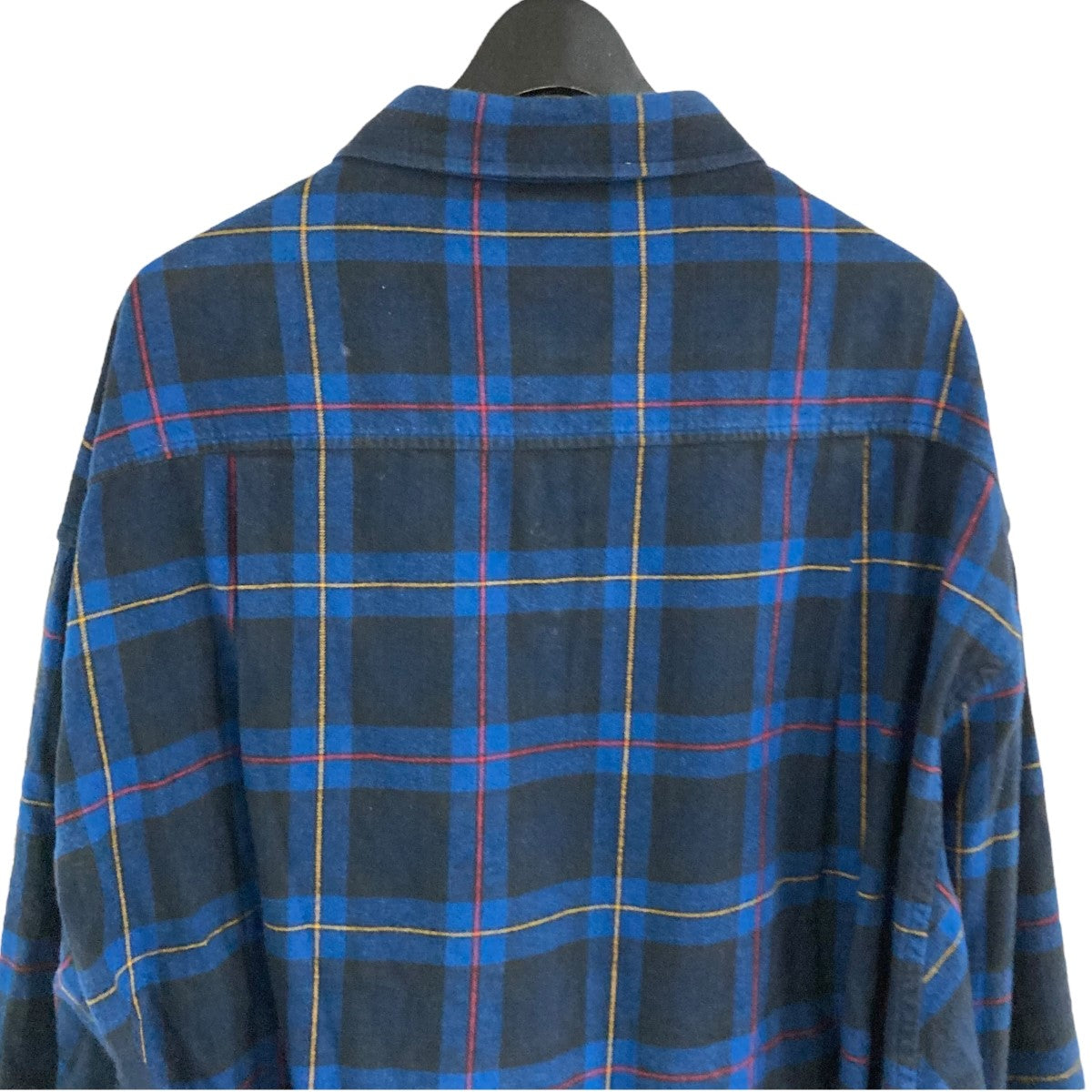 BALENCIAGA(バレンシアガ) チェックシャツ 630963 ブルー×マルチ