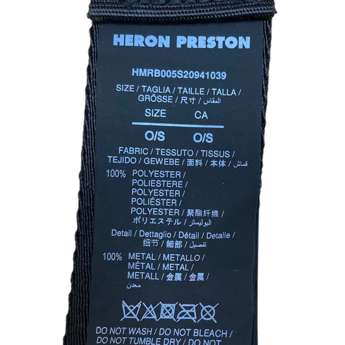 HERON PRESTON(ヘロンプレストン) バックルデザインベルト