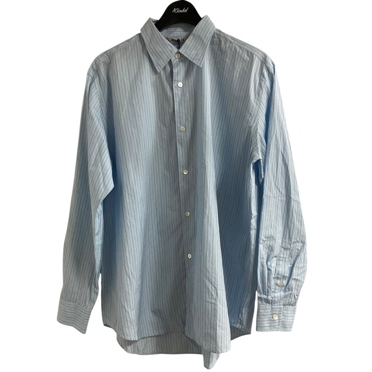 オーラリー　ストライプシャツ AURALEE(オーラリー) ストライプシャツ A25SS01SS SUVIN HIGH