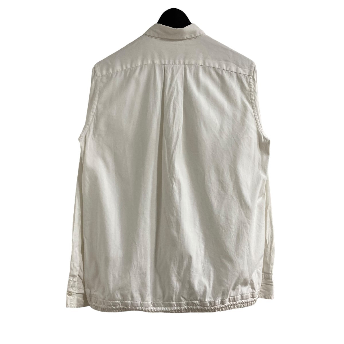 sacai サカイ★ドローコード ドッキング フランネルシャツ コットン sacai(サカイ) ドローコードシャツ 12-00307M 2 ブルー