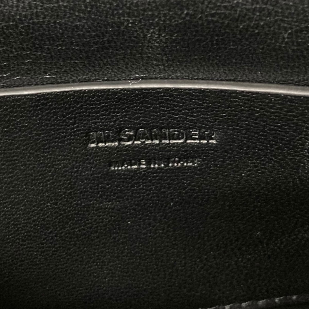 JIL SANDER(ジルサンダー) LID CROSSBODYエンボスロゴショルダーバッグ