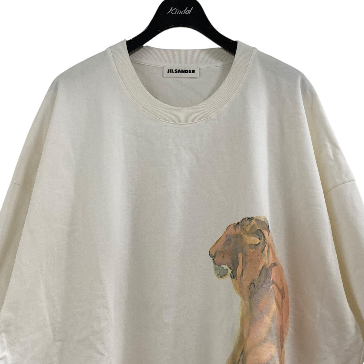 関税送料込★Jil Sanderブラウンフローラル Tシャツ希少トップス JIL SANDER(ジルサンダー) プリントTシャツJSYU707020MU248508