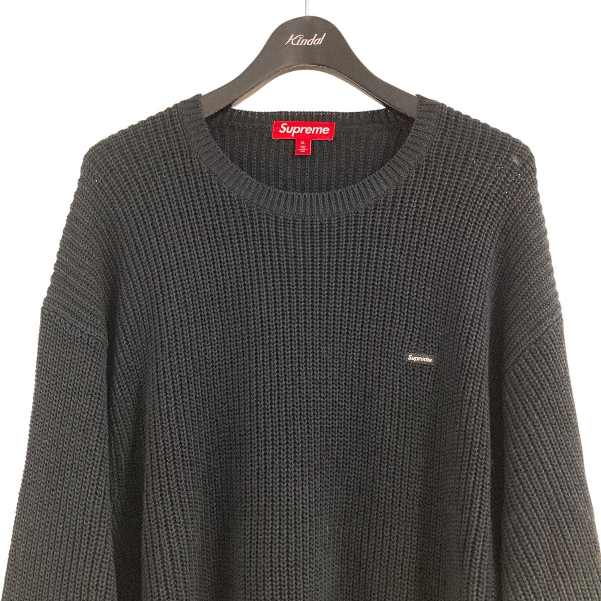 Supreme スモールボックスロゴニットセーター L ブラック Supreme シュプリーム Small Box Crewneck knit sweater