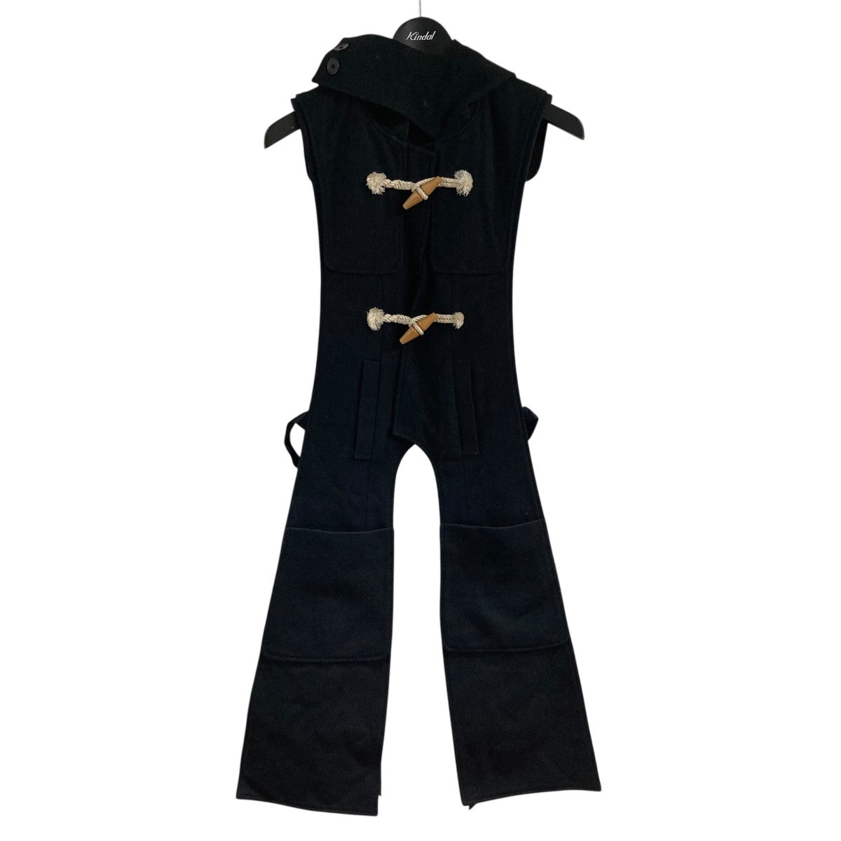 KEISUKE YOSHIDA(ケイスケヨシダ) ダッフルベスト KY19AW006 ブラック