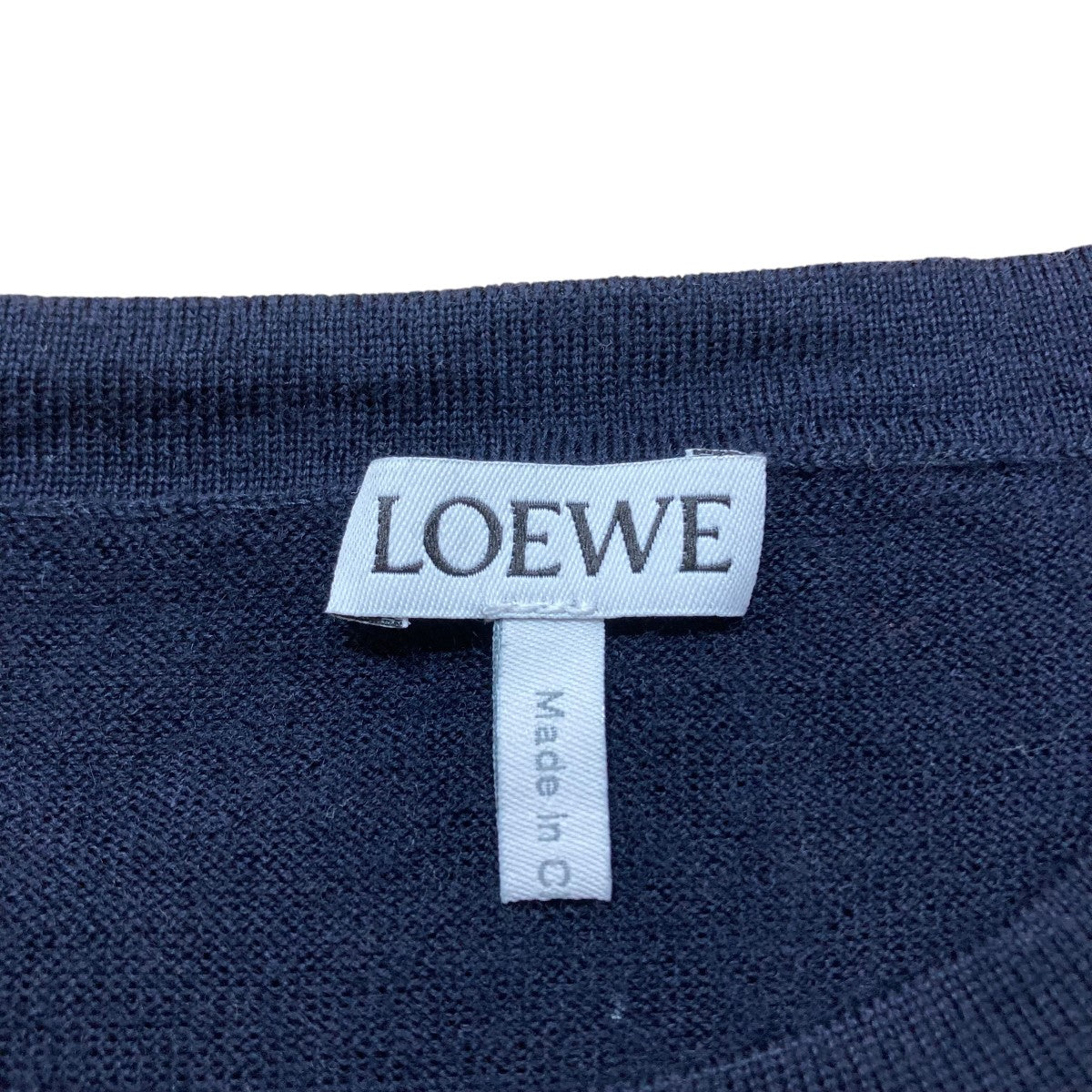 LOEWE(ロエベ) ニットセーター D3179470UN ネイビー サイズ S