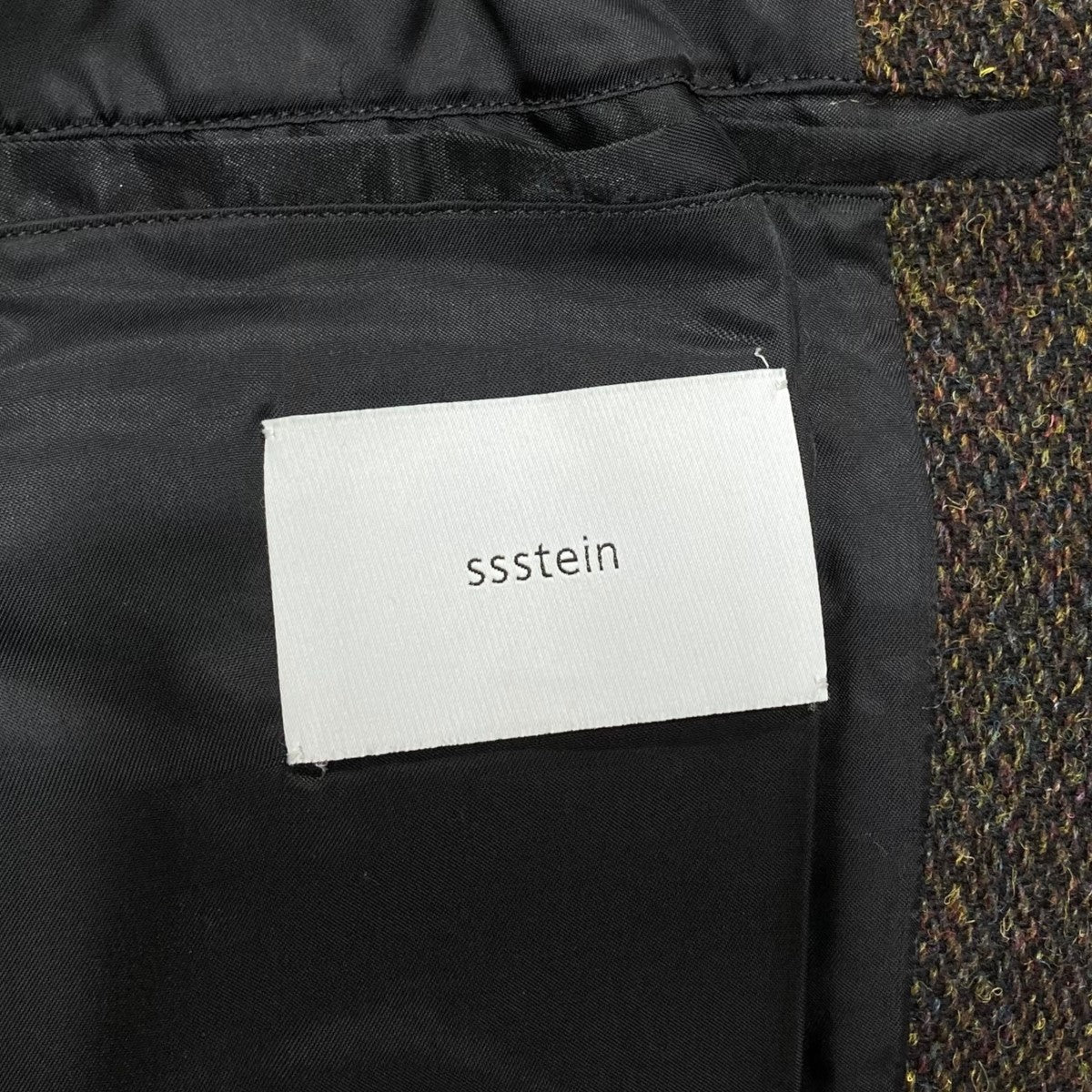 ssstein(シュタイン) 24AWツイードジャケットST.930 Tweed Zip Up