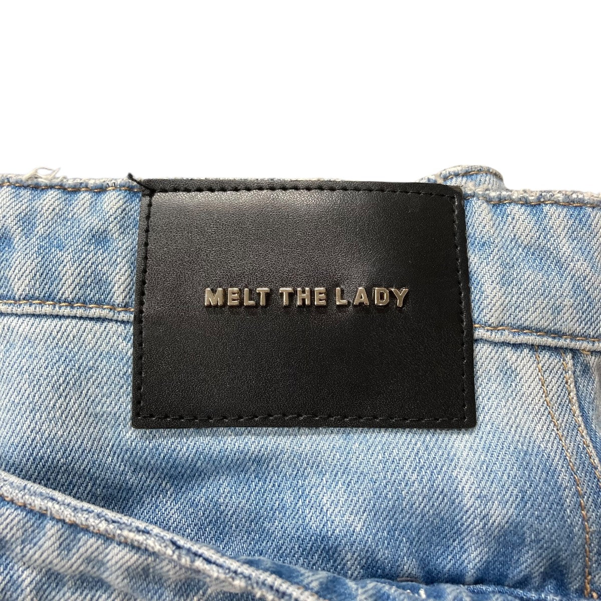 MELT THE LADY(メルトザレディ) レイヤードデニムパンツ ML31761