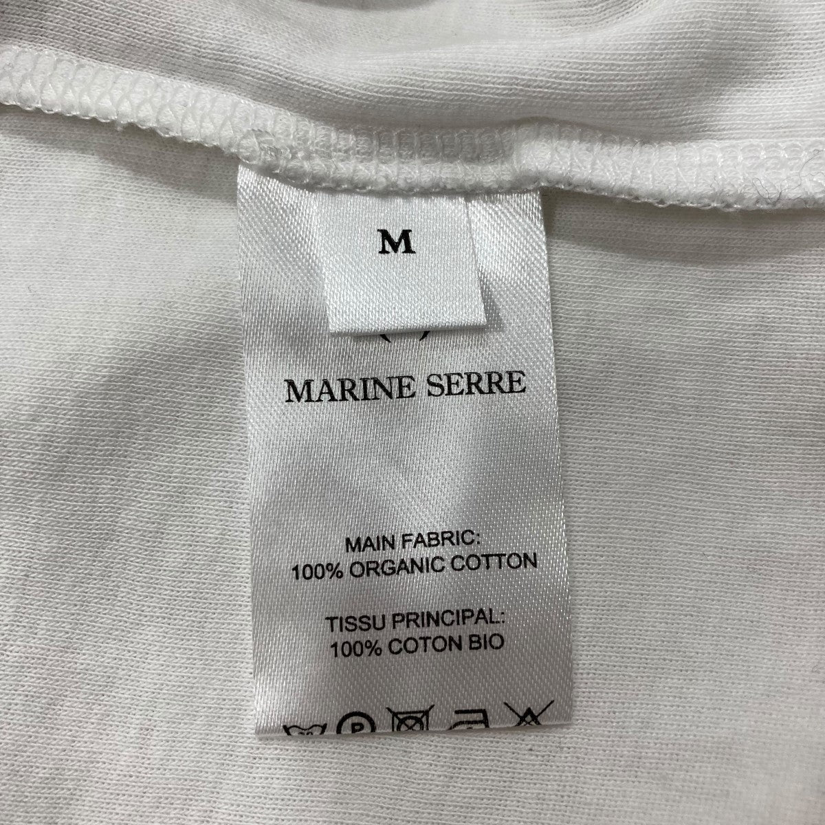 marine serre(マリーンセル) 半袖Tシャツ ホワイト サイズ M