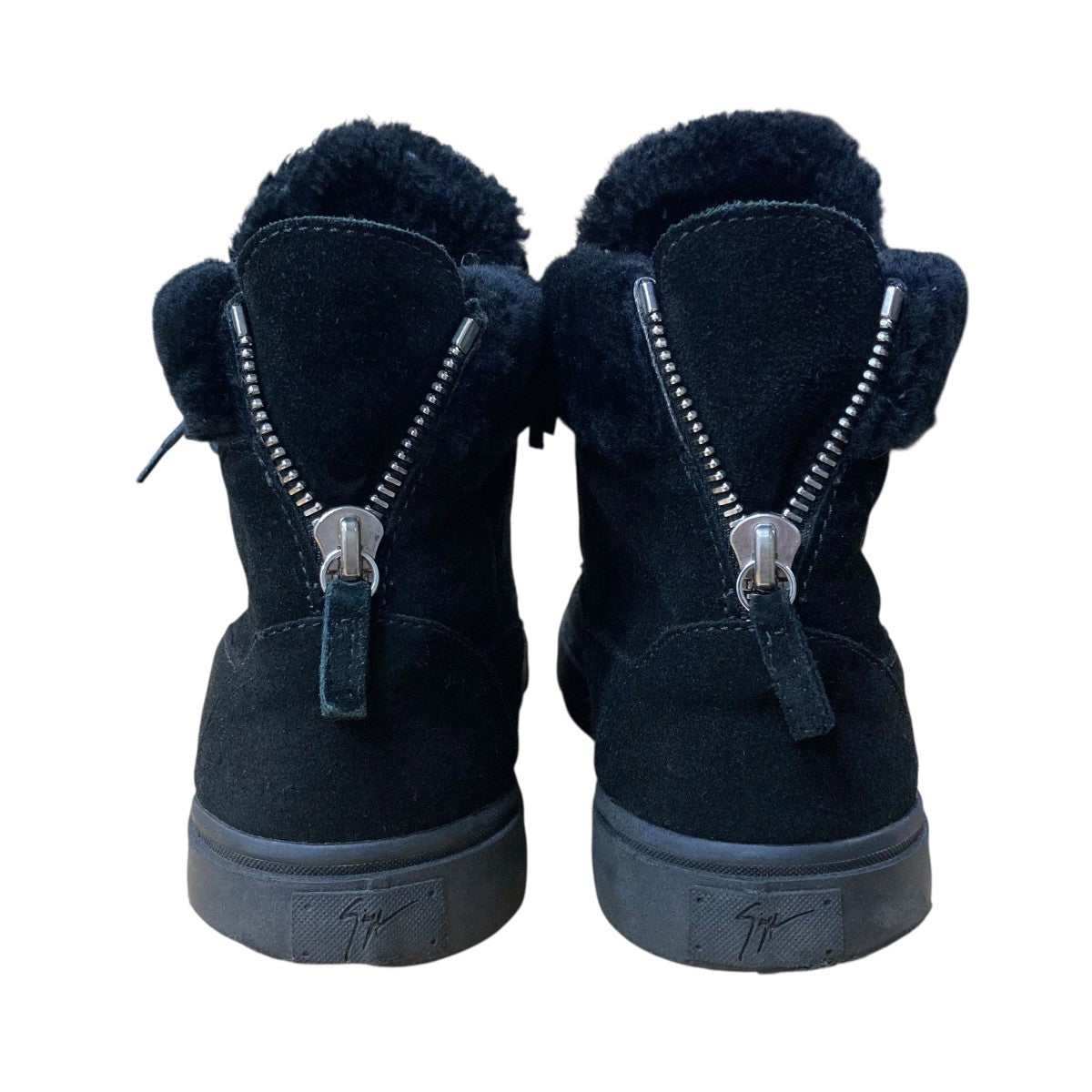 GIUSEPPE ZANOTTI(ジュゼッペ・ザノッティ) ムートンブーツ ブラック