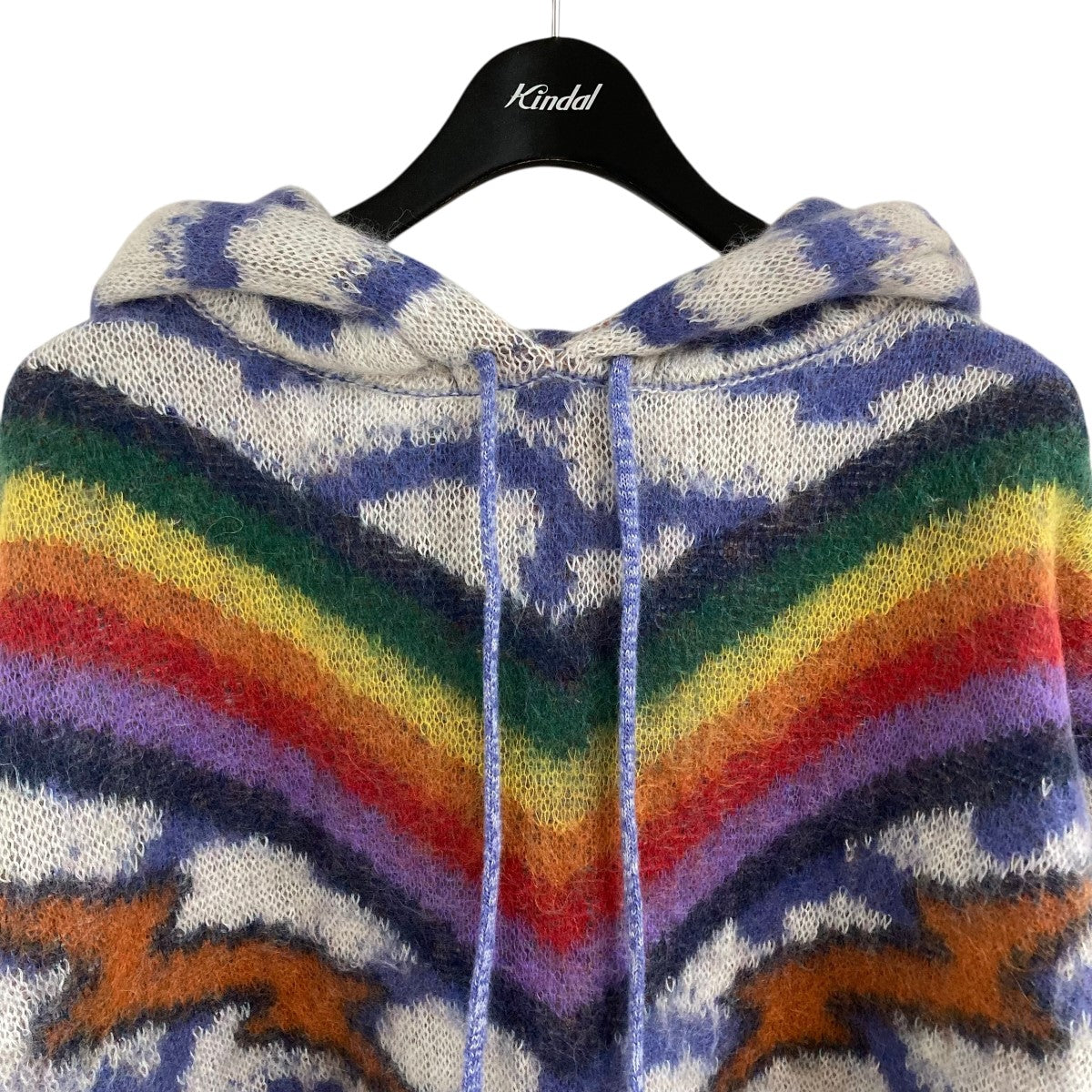 CELINE モヘアニットパーカー CELINE(セリーヌ) モヘアニットパーカー 2A50K719M ネイビー