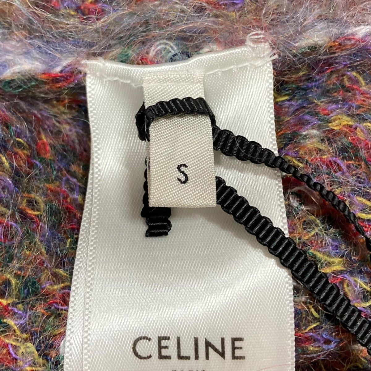 CELINE(セリーヌ) モヘアニットパーカー 2A50K719M ネイビー