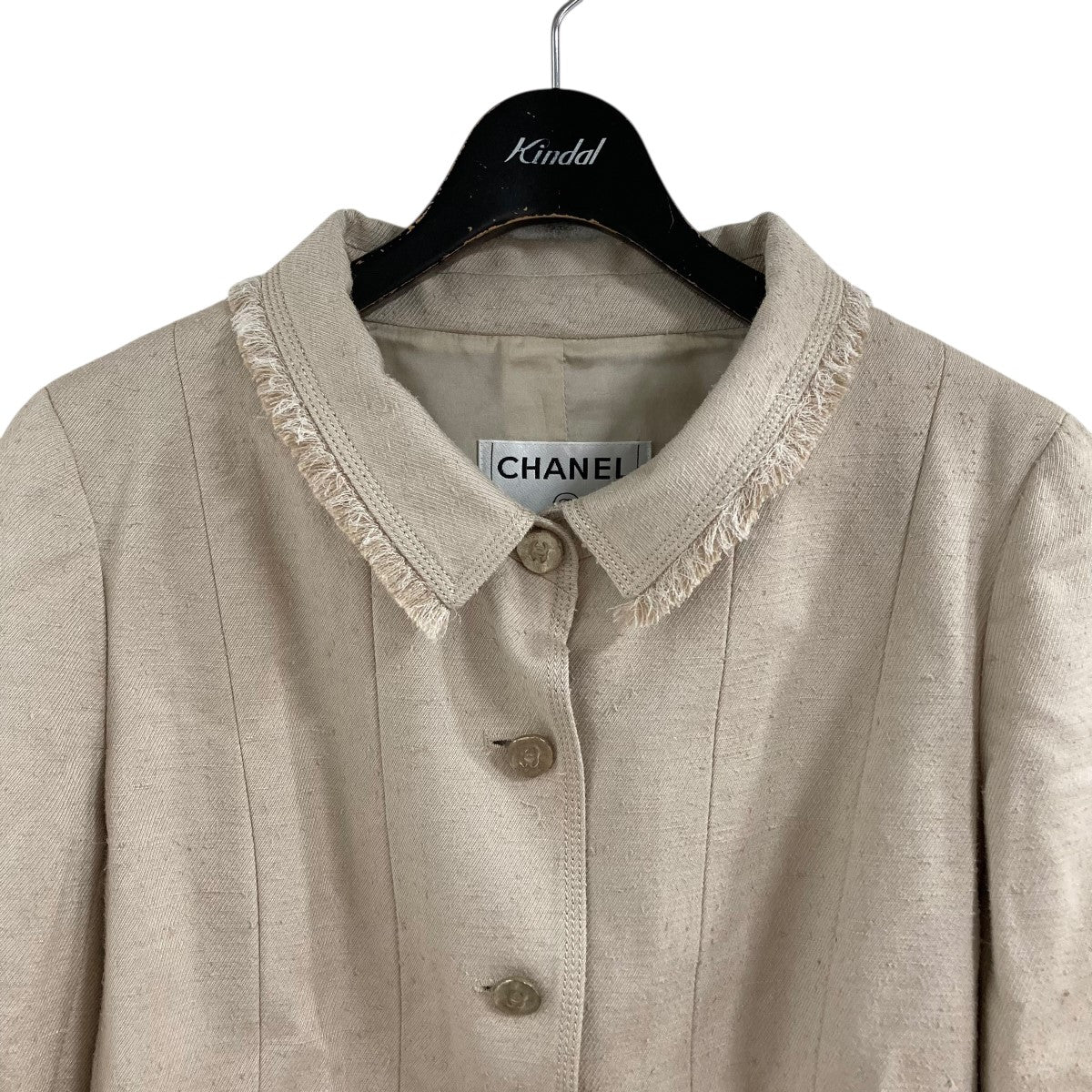 CHANEL ツイードセットアップ 古着・中古-3枚目のアイテム画像