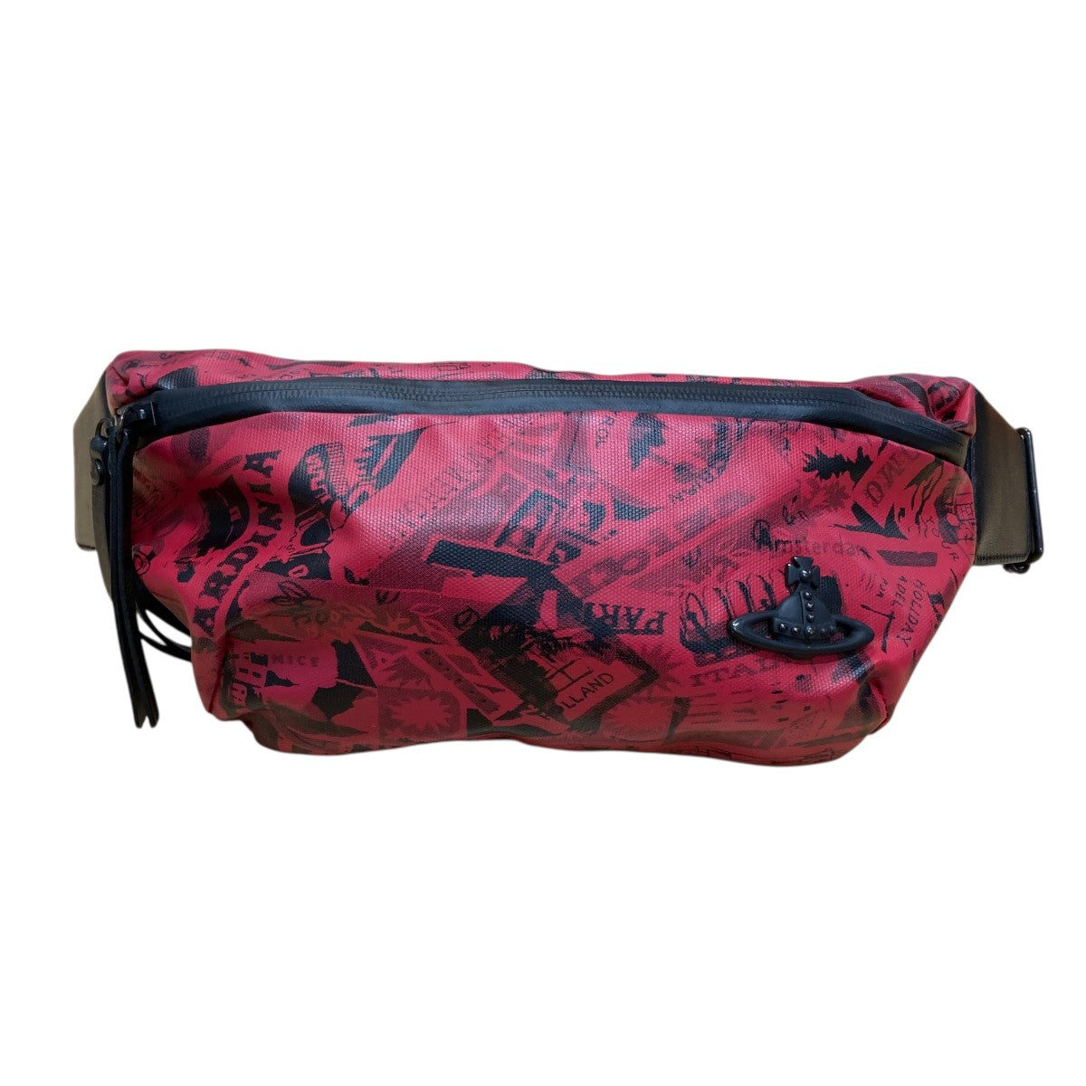 緊急SALE‼️ ヴィヴィアンウェストウッド　スカルショルダーポーチ　新品　白　革 緊急SALE‼️ ヴィヴィアンウェストウッド スカルショルダー