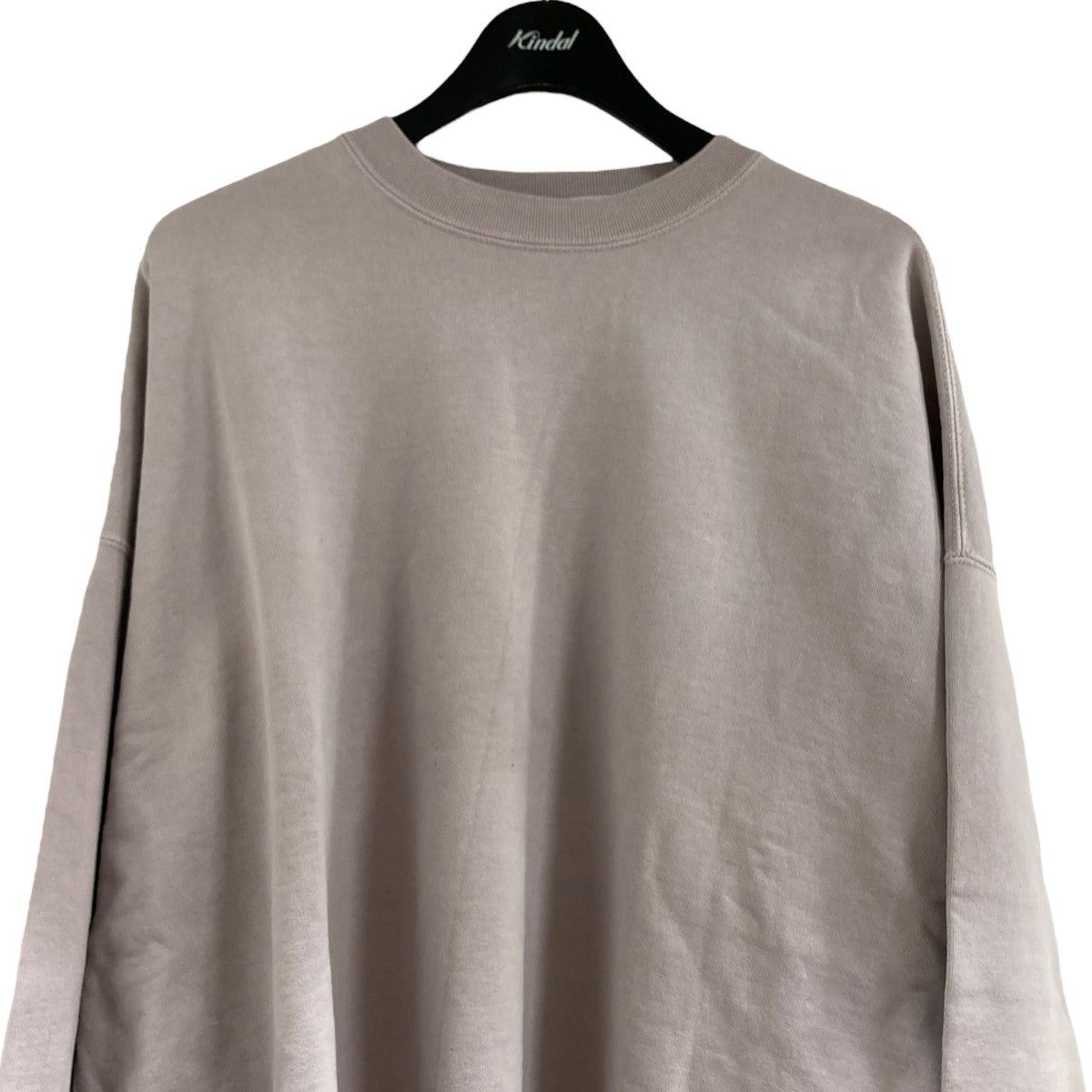 REMI RELIEF×SHISHIKUI ダメージ加工クルーネックスウェット ブラック