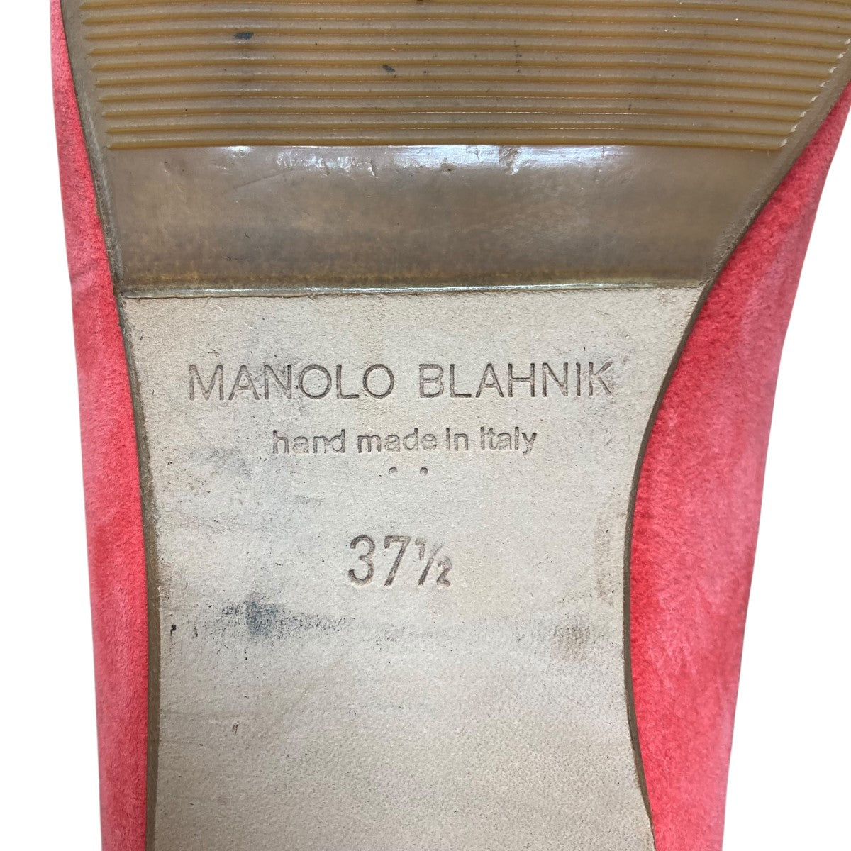 Manolo Blahnik(マノロブラニク) フラットシューズ レッド サイズ 37 1