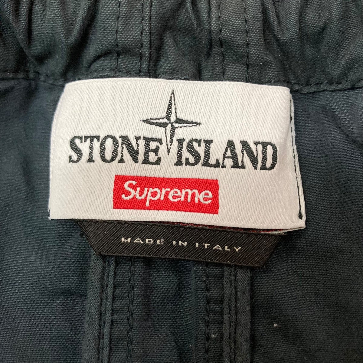 STONE ISLAND×Supreme バックパック 7025901S4 ブラック サイズ