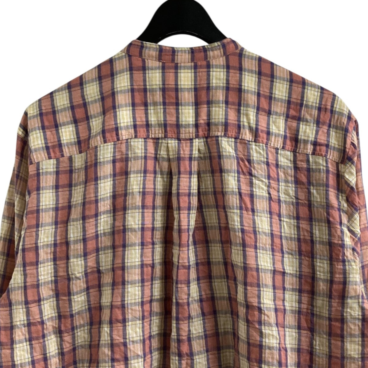 イザベルマランエトワール ISABEL MARANT ETOILE チェックシャツ HT0028FB オレンジ×マルチカラー サイズ：36 ISABEL MARANT ETOILE(イザベルマランエトワール) チェック