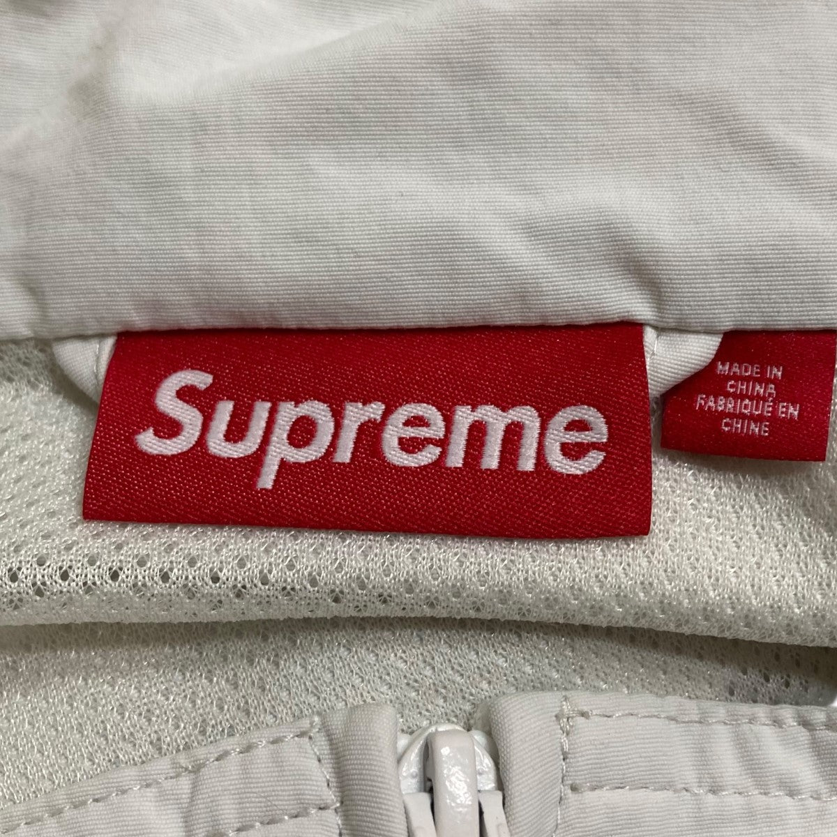 Supreme(シュプリーム) ナイロンジャケット ホワイト×パープル