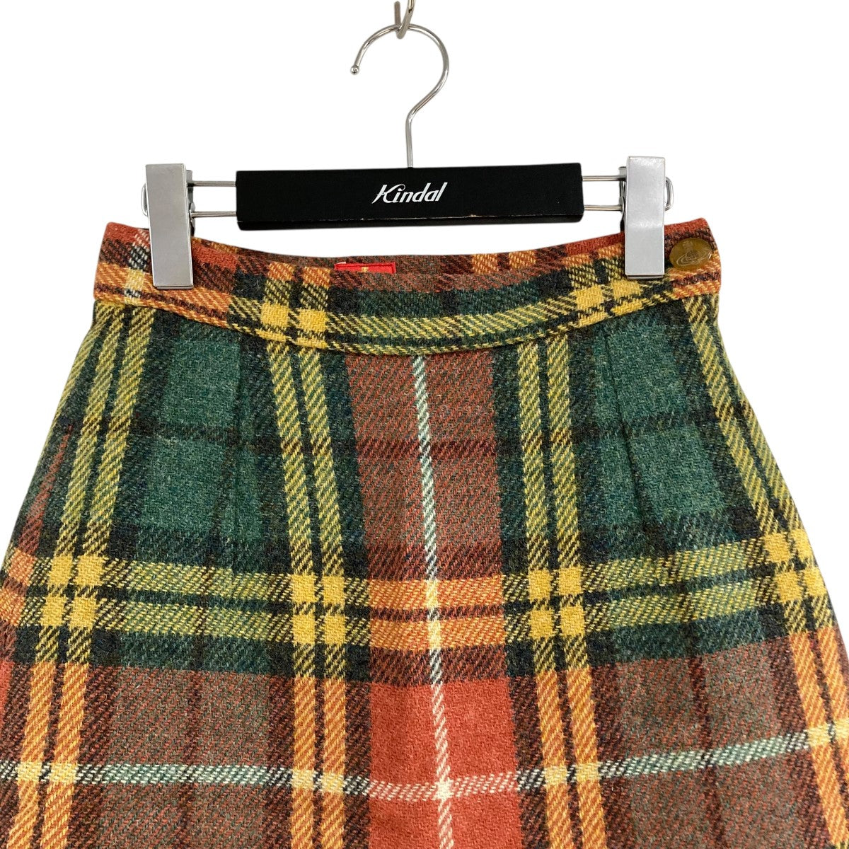 ヴィヴィアンウエストウッド　激カワ！80sハリスツイードタータンチェックスカート 8045001105684_2.jpg?v=