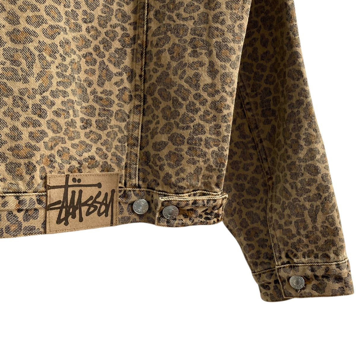 stussy TRUCKER JACKET DENIM レオパード Trucker Jacket Denim – Leopard | Outerwear | Stüssy