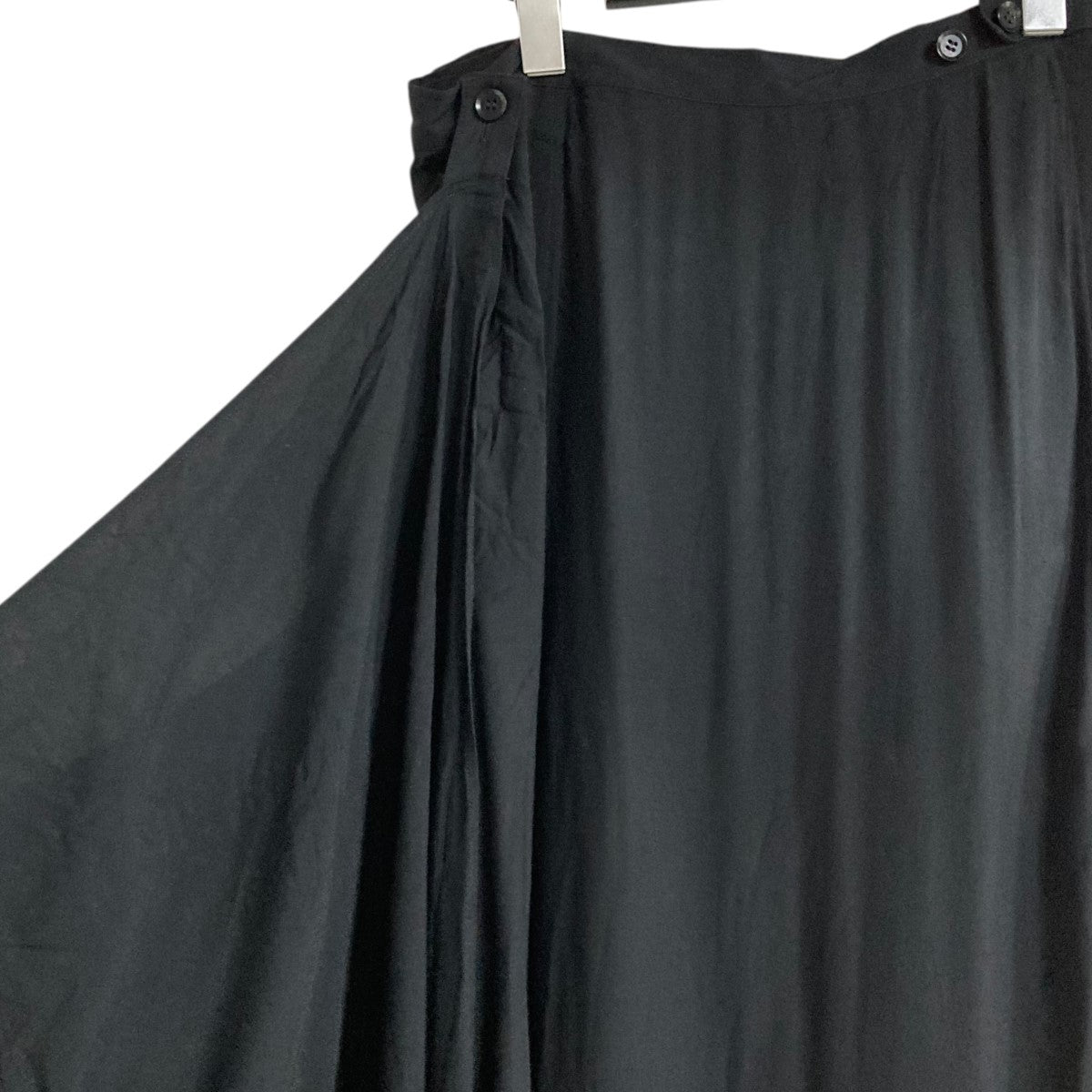 ヨウジヤマモトノアール　ND-S13-302 スカート yohji yamamoto+Noir(ヨウジヤマモトプリュスノアール) 18SSレーヨン