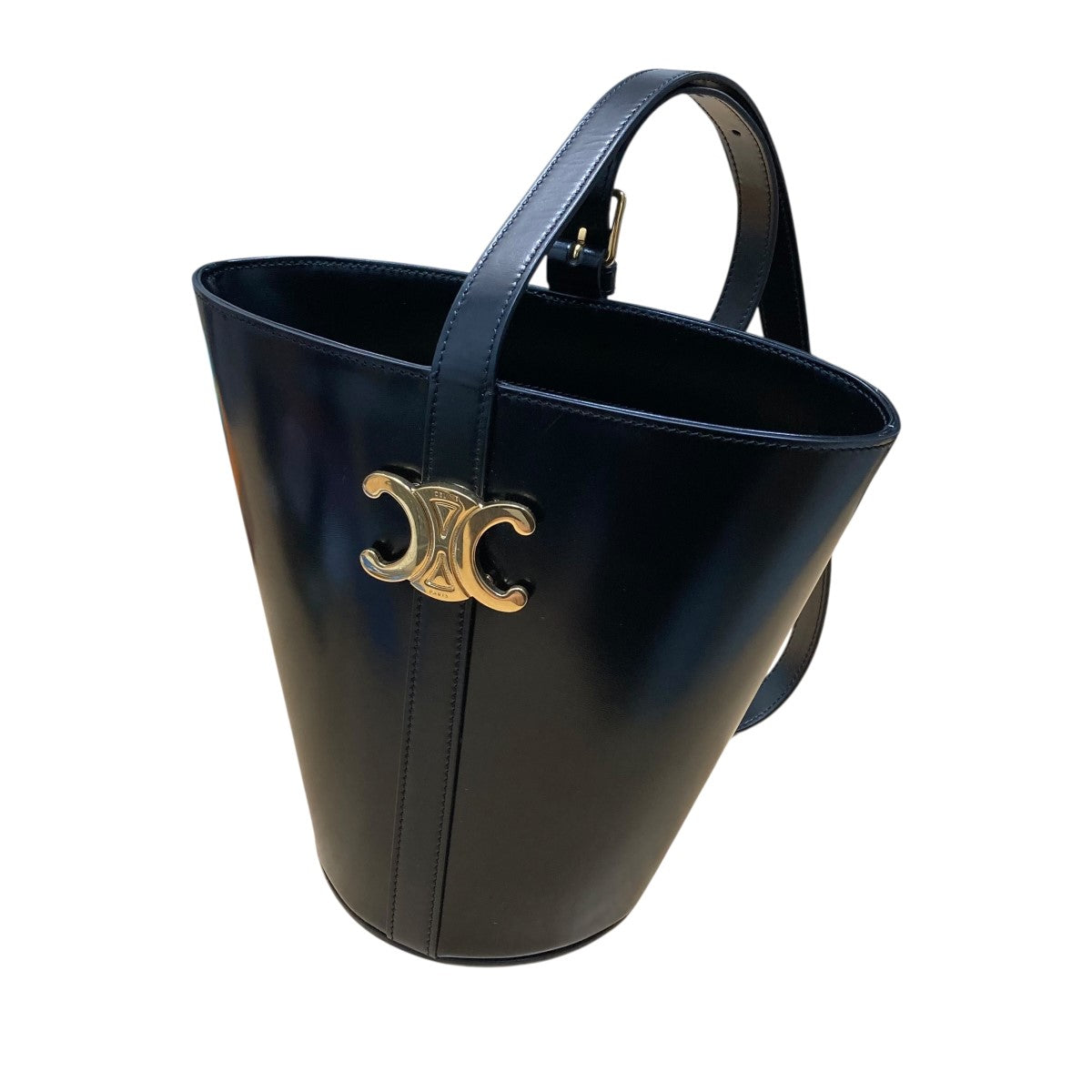 希少【CELINE】レザー バケット トリオンフ ショルダーバック 楽天市場】CELINE セリーヌ ショルダーバッグ Small Bucket
