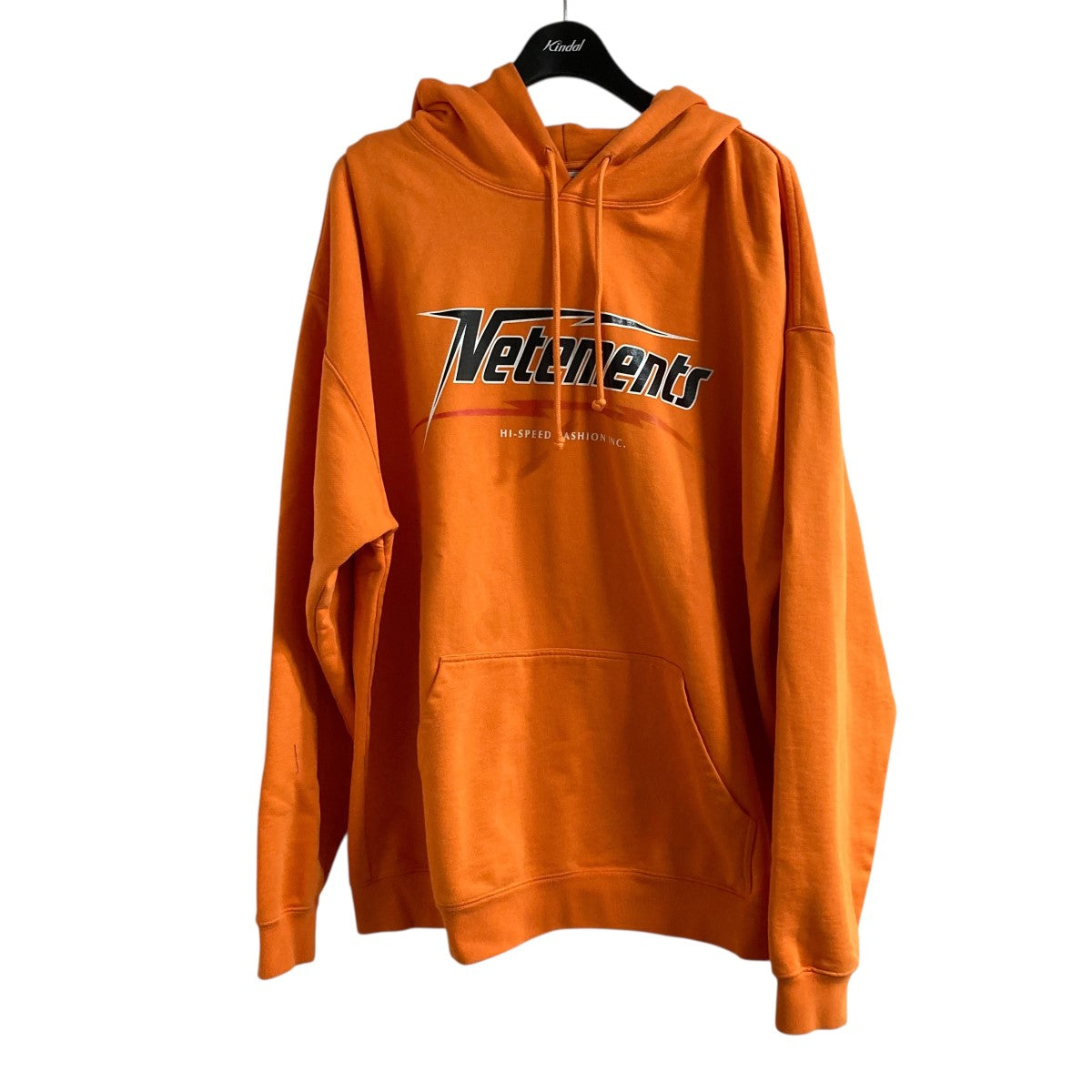 VETEMENTS ヴェトモン ロンTパーカー オレンジ VETEMENTS(ヴェトモン) プリントパーカー UA53HD500O オレンジ