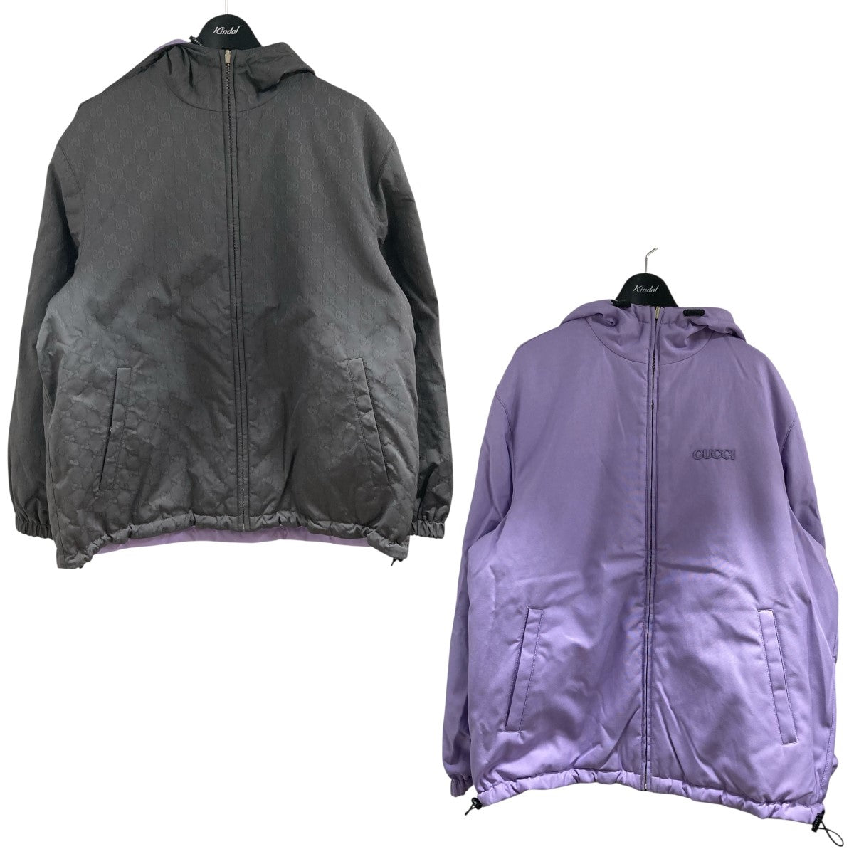 GUCCI(グッチ) GGナイロンリバーシブルジップアップジャケット 795697