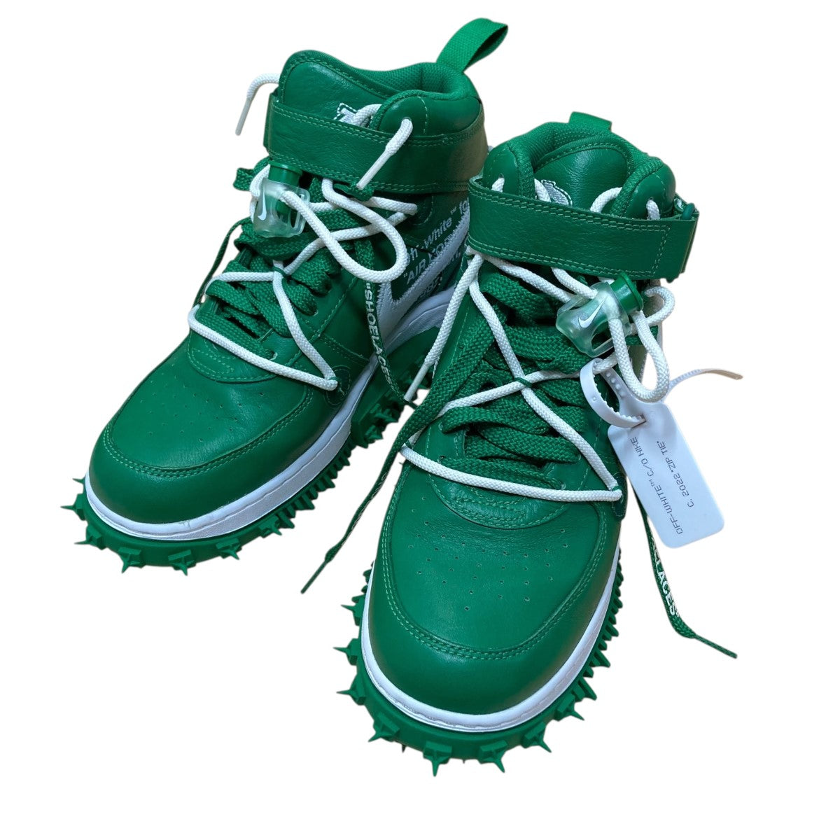 NIKE×OFFWHITE ハイカットスニーカー DR0500-300 グリーン サイズ 26cm