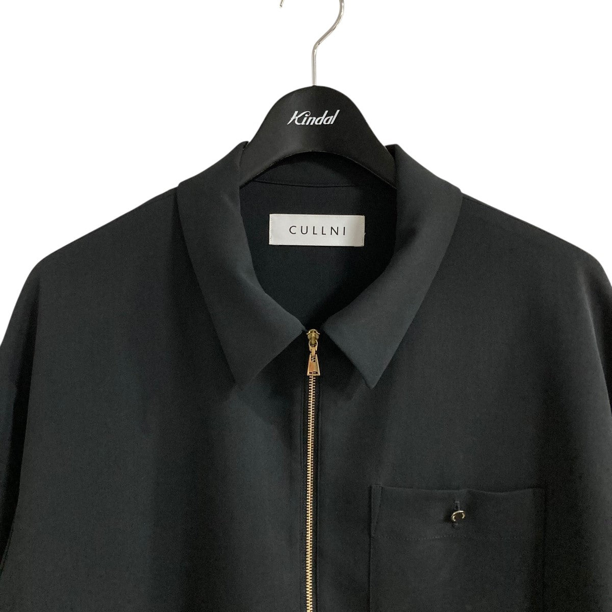 CULLNI(クルニ) ジップアップジャケッ 25-SS-052 ブラック