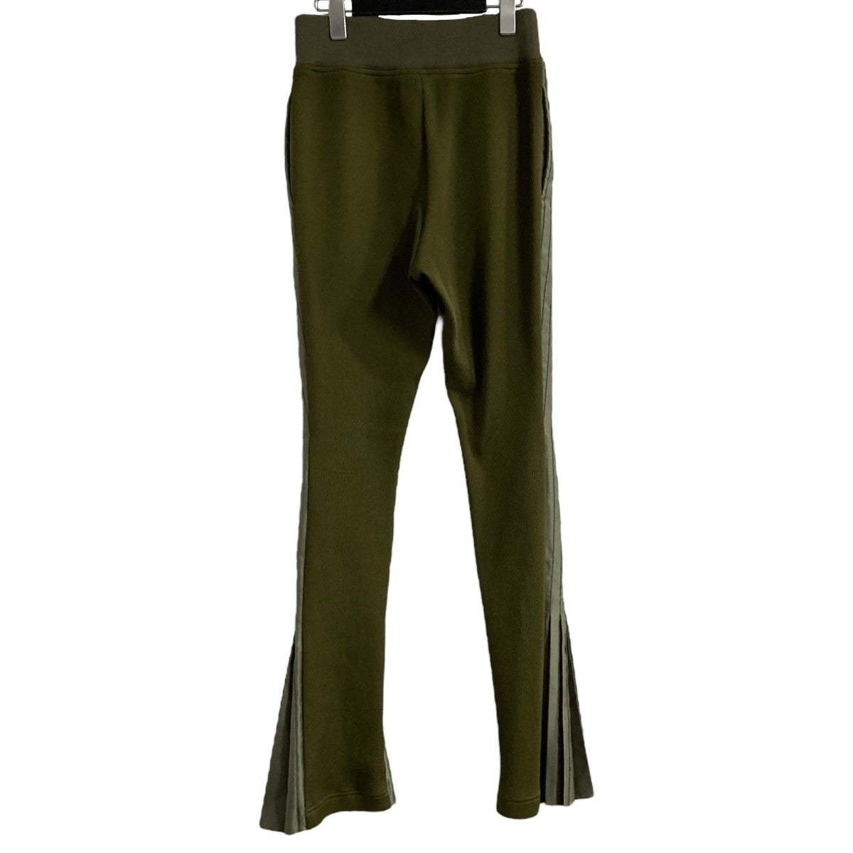sacai(サカイ) プリーツデザインフレアパンツ 23-06674 カーキ