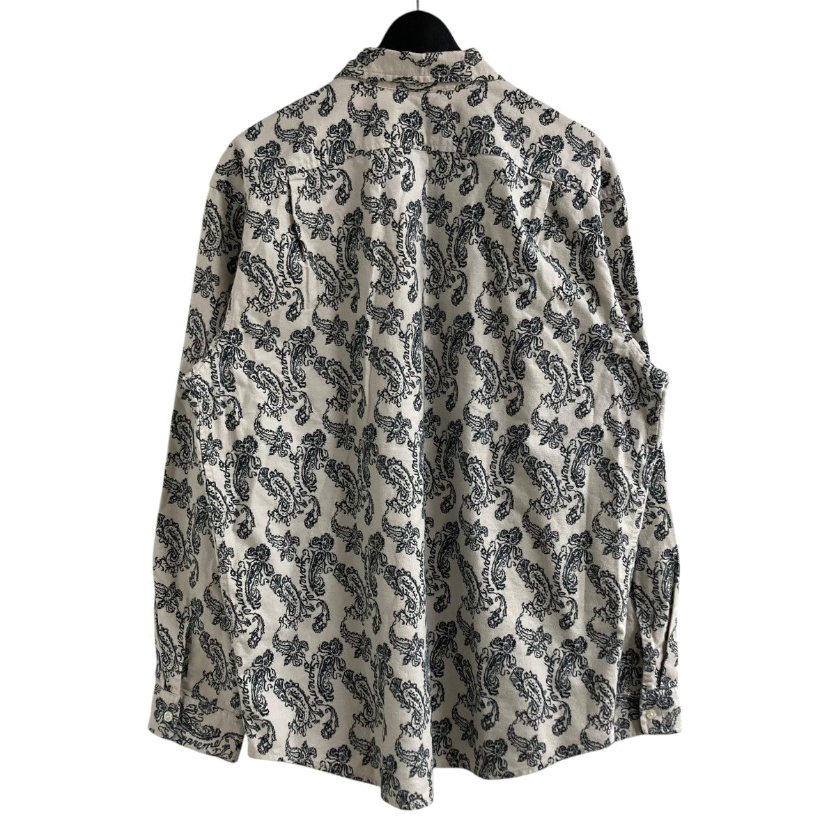 Supreme(シュプリーム) ペイズリー柄シャツ ベージュ×ブラック